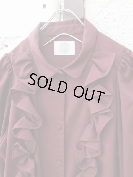 画像3: 【kemono けもの】フリルラインロングシャツワンピース (3)