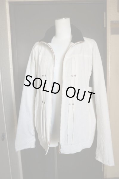 画像2: 【WILDFRAULEIN ヴィルドゥホワイレン】シルク×リネン地ラグランブルゾン (2)