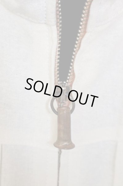 画像8: 【WILDFRAULEIN ヴィルドゥホワイレン】シルク×リネン地ラグランブルゾン (8)