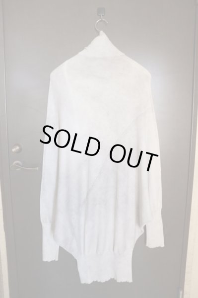 画像3: 【WILDFRAULEIN ヴィルドゥホワイレン】デザインハイネックドルマンスリーブコットンニット (3)