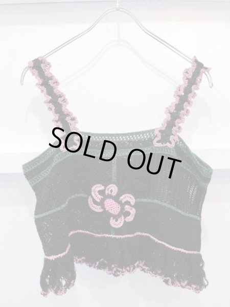 画像2: 【rurumu 縷縷夢兎 ルルムウ】crochet motif camisole ニットキャミソール (2)