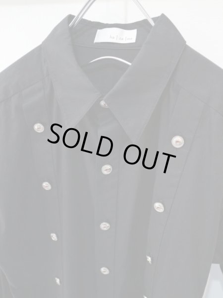 画像4: 【ha za ma はざま】意味無き監視に溺れた悲哀のシャツブラウス (4)