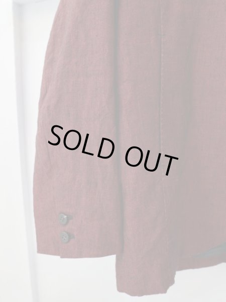 画像4: 【YANTOR ヤントル】Linenwool Jacket 20ss リネンウールテーラードジャケット (4)