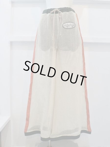 画像8: 【 M.Y.O.B NYC マイオビ】メッシュ地フレアパンツ (8)