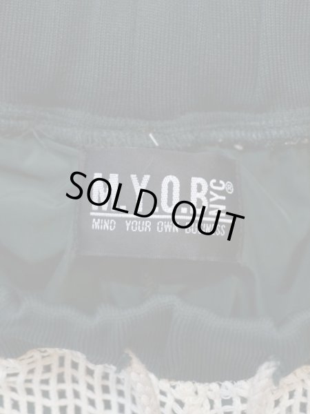 画像7: 【 M.Y.O.B NYC マイオビ】メッシュ地フレアパンツ (7)