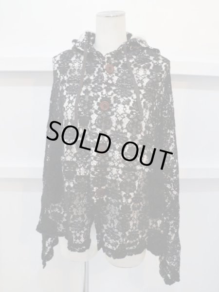 画像6: 【COMME des GARCONS COMME des GARCONS コムデギャルソン コムコム】レース地ポンチョ (6)