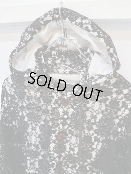 画像3: 【COMME des GARCONS COMME des GARCONS コムデギャルソン コムコム】レース地ポンチョ (3)