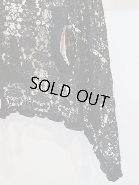 画像4: 【COMME des GARCONS COMME des GARCONS コムデギャルソン コムコム】レース地ポンチョ (4)