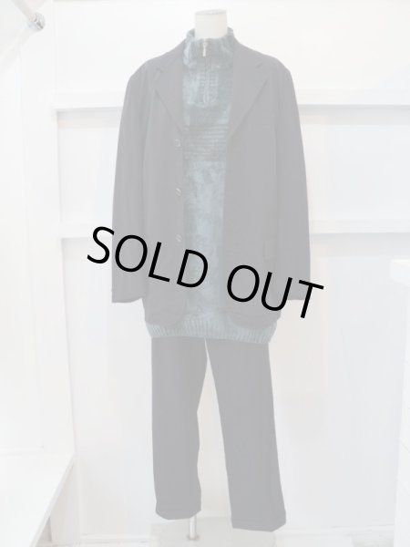 画像11: 【COMME des GARCONS HOMME コムデギャルソン オム】サマーウールギャバ地テーラードジャケット＋スラックス セットアップ (11)