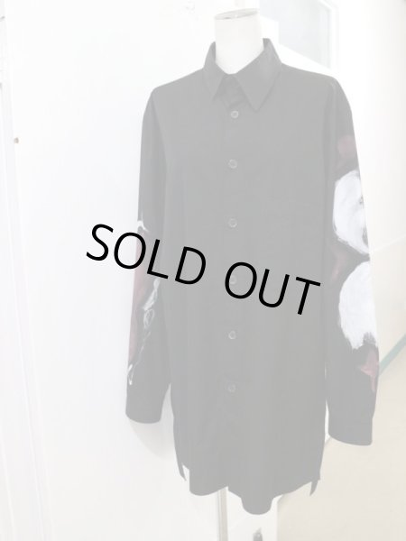 画像8: 【B Yohji Yamamoto ビー ヨウジヤマモト】HAND PAINTED BROAD SHIRT ハンドペイントブロードシャツ (8)