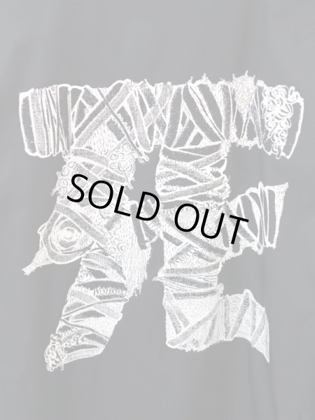 画像4: 【丸岡和吾 マルオカカズミチ】死 デスパターンアートワークコーチジャケット (4)