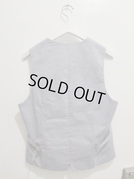 画像5: 【ESTNATION エストネーション】シアサッカージャケット＋ジレ＋パンツ 3ピースセットアップ (5)