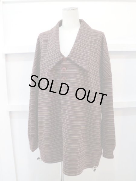 画像6: 【RICE NINE TEN ライスナインテン】MULTI STRIPE KNIT ODD OVER POLO 2WAYSニットポロシャツ (6)