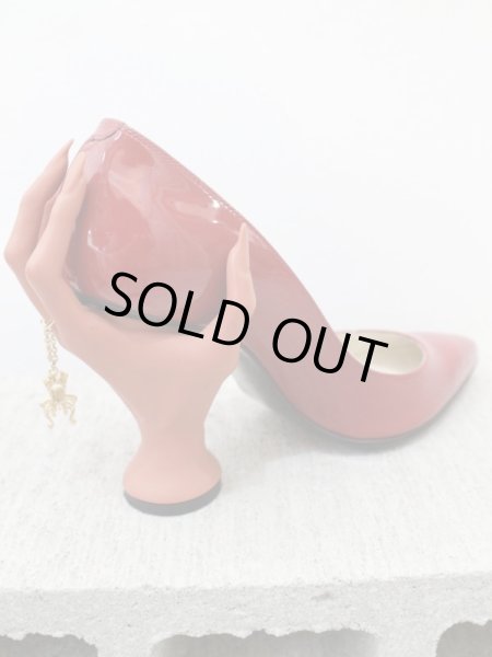 画像5: 【ha za ma はざま】惹きずり込まれる運命のヒールパンプス 赤 (5)