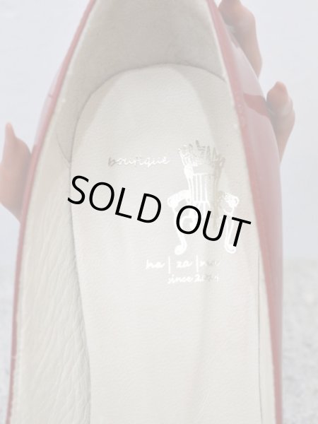 画像6: 【ha za ma はざま】惹きずり込まれる運命のヒールパンプス 赤 (6)