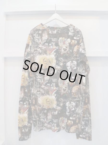 画像2: 【LIBEROZ リベルオズ】 グラフィック総柄ロングスリーブカットソー (2)