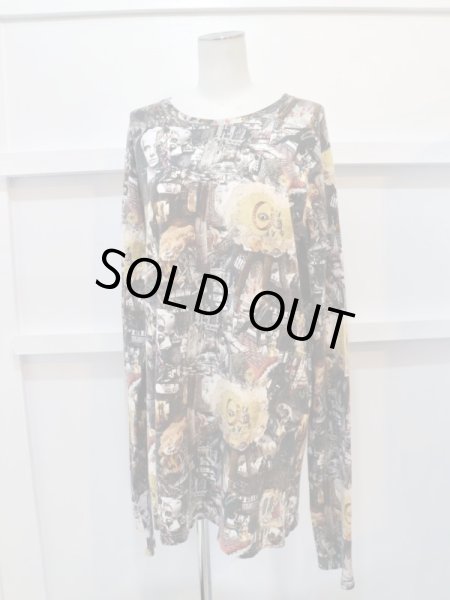 画像5: 【LIBEROZ リベルオズ】 グラフィック総柄ロングスリーブカットソー (5)