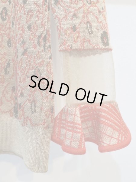 画像4: 【TOGA トーガ】ボタニカル柄サマーニット　 (4)