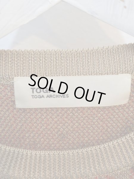 画像5: 【TOGA トーガ】ボタニカル柄サマーニット　 (5)