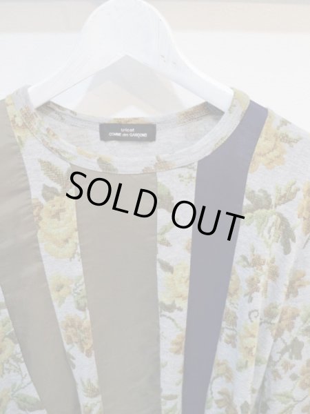 画像3: 【tricot COMME des GARCONS トリコ コムデギャルソン】花柄切替デザイン長袖カットソー (3)