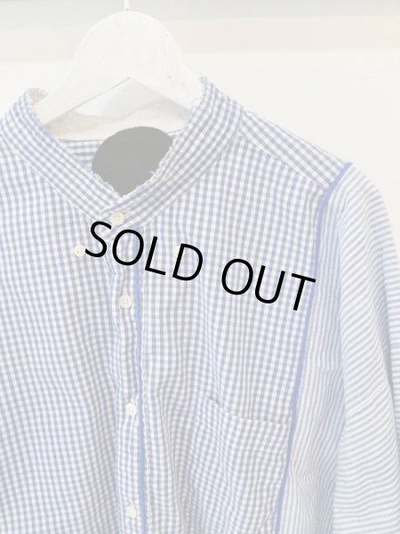 画像3: 【途中でやめる】リメイクワイドシャツ (3)