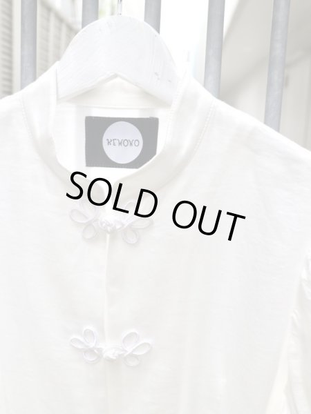 画像3: 【kemono けもの】ちゃいなーなしゃつ パフスリーブチャイナシャツ (3)