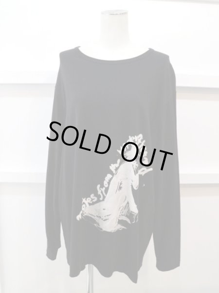 画像6: 【Yohji Yamamoto POUR HOMME ヨウジヤマモト プールオム】抜染メッセージプリント長袖カットソー (6)