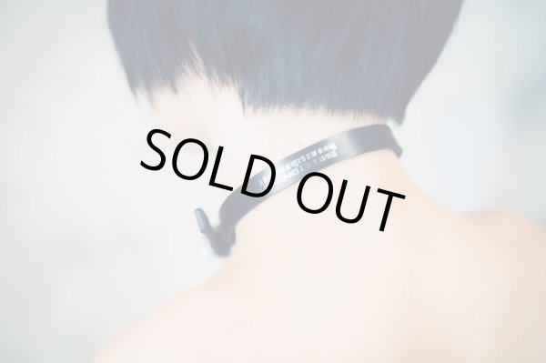 画像7: 【D/3 ディースリー】G/1 Color⋆black レザーチョーカー (7)