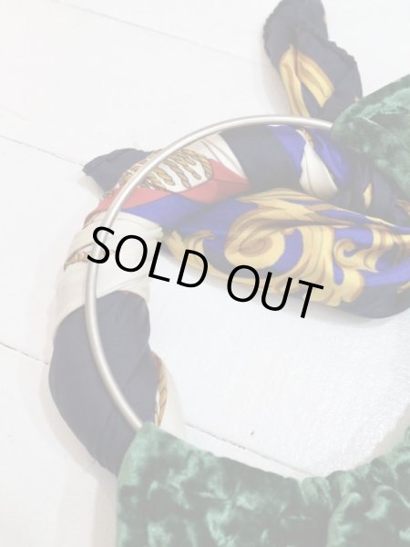 画像5: 【TOGA ARCHIVES トーガ アーカイブス】スカーフ×リングベロアバッグ ハンドバッグ (5)