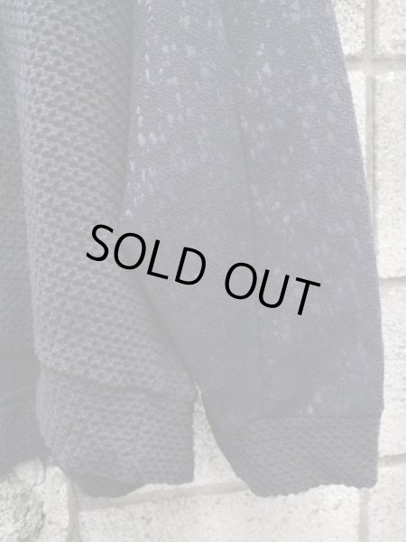 画像4: 【BALMUNG バルムング】パイル地切替ルーズワッフルニットトップス (4)