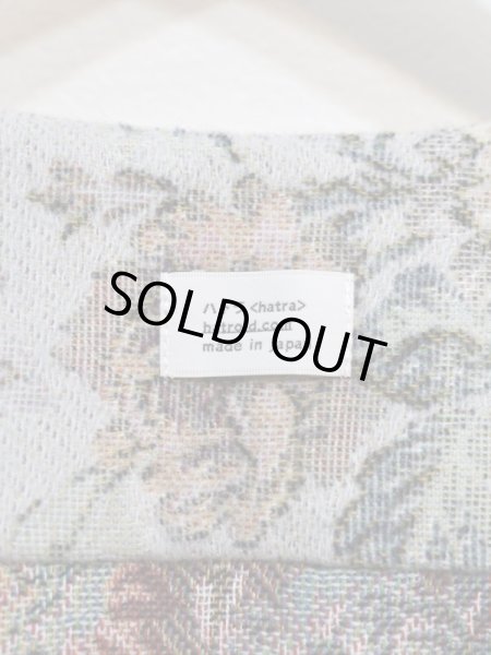 画像5: 【ハトラ HATRA】ジャガードボタニカル柄作務衣 ガウン  (5)