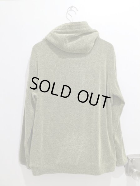 画像3: 【ハトラ HATRA】苔 パイル地ハイネックパーカー (3)