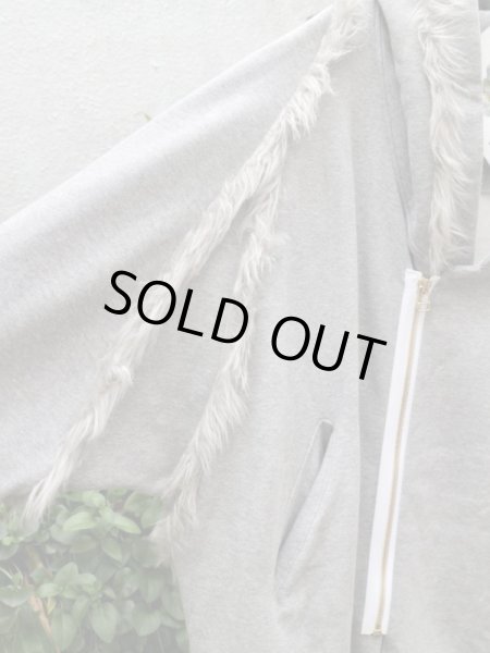 画像3: 【BALMUNG バルムング】ファーラインスウェットビッグパーカー (3)