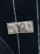 画像5: 【Y's Yohji Yamamoto ワイズ ヨウジヤマモト】vintage ストライプ柄ウール地テーラードジャケット  (5)