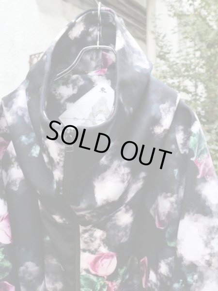 画像3: 【BALMUNG バルムング】グラフィック総柄ジャージーハイネックビッグパーカー (3)