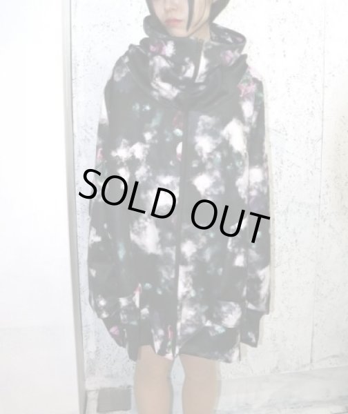 画像7: 【BALMUNG バルムング】グラフィック総柄ジャージーハイネックビッグパーカー (7)