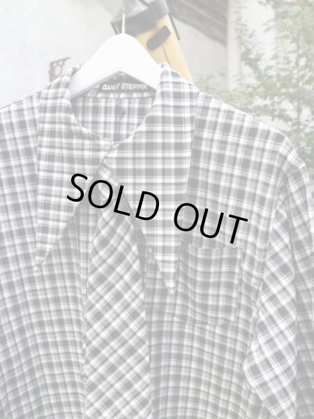 画像4: 【Candy Stripper キャンディストリッパー】PRETEND CHECK チェック柄シャツ (4)
