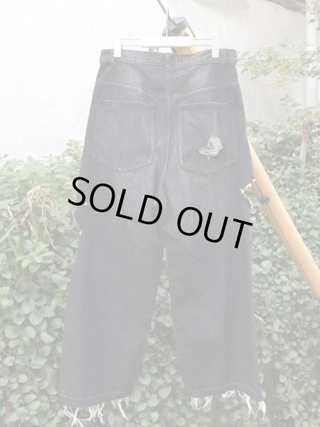 画像2: 【Candy Stripper キャンディストリッパー】CUTTING DAMAGE DENIM ダメージデニムパンツ (2)