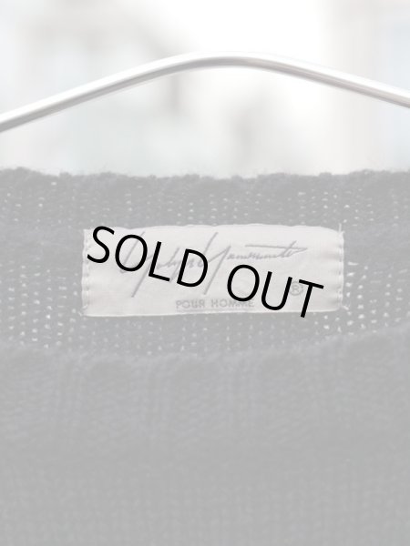 画像5: 【Yohji Yamamoto POUR HOMME ヨウジヤマモト プールオム】Girl Pattern Intersia Pullover Knit 編み込み柄ニット (5)