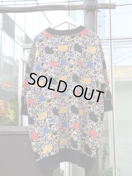 画像2: 【HENRIK VIBSKOV ヘンリックヴィブスコブ】総柄オーバーサイズニット (2)