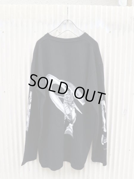 画像2: 【IKUMI × 機動戦士ガンダム】コラボ LONG T オーバーサイズプリントロンT 長袖カットソー (2)