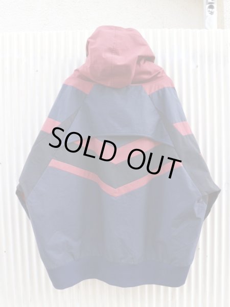 画像2: 【BALMUNG バルムング】マルチカラー切替ハイネックビッグパーカー (2)