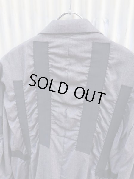 画像5: 【ANREALAGE アンリアレイジ】TAPING GATHER TAILORED JACKET テーピングギャザーテーラードジャケット (5)