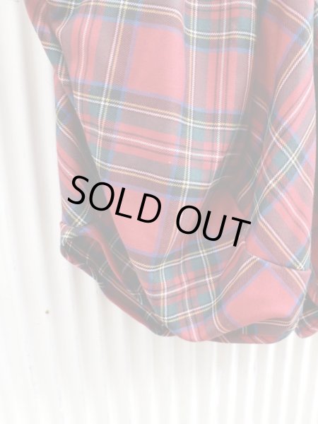 画像5: 【NIPPON 日本極東貿易】タータンチェック柄バルーンスカート RED (5)