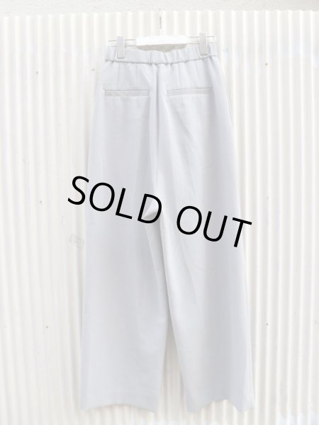 画像2: 【ENFOLD エンフォルド】23SS MANNISH ELASTIC-TROUSERS マニッシュゴムパンツ (2)