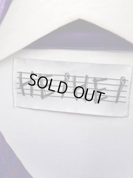 画像6: 【HEIHEI ヘイヘイ】パープルタータンチェック柄トラックジャケット ジャージブルゾン (6)