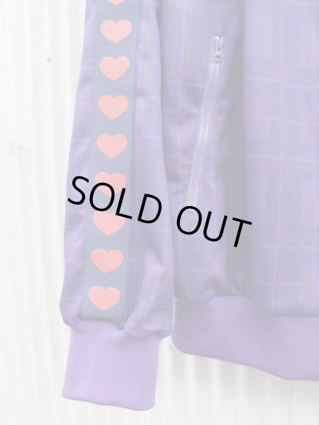 画像5: 【HEIHEI ヘイヘイ】パープルタータンチェック柄トラックジャケット ジャージブルゾン (5)