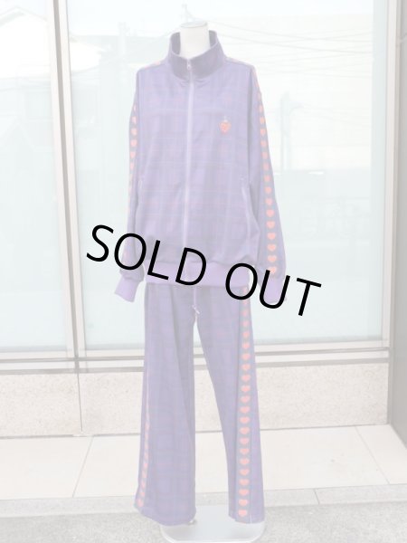 画像7: 【HEIHEI ヘイヘイ】パープルタータンチェック柄トラックジャケット ジャージブルゾン (7)