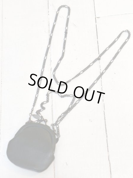 画像3: 【Yohji Yamamoto discord ヨウジヤマモト ディスコード】がま口 コインケース 小銭入れ 財布 レザーウォレット ネックレス (3)