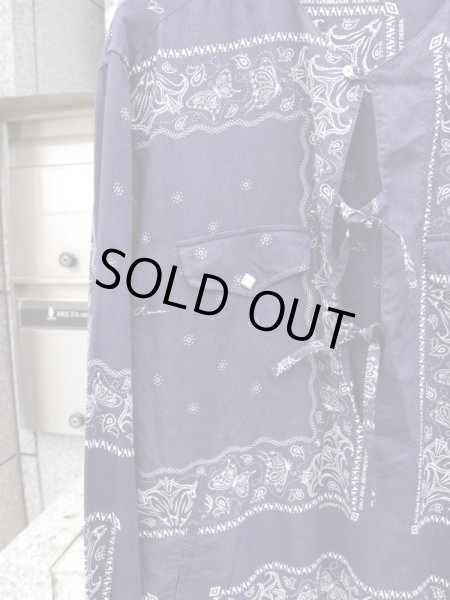 画像4: 【Azuma. アズマ】ペイズリー柄プルオーバーシャツ (4)